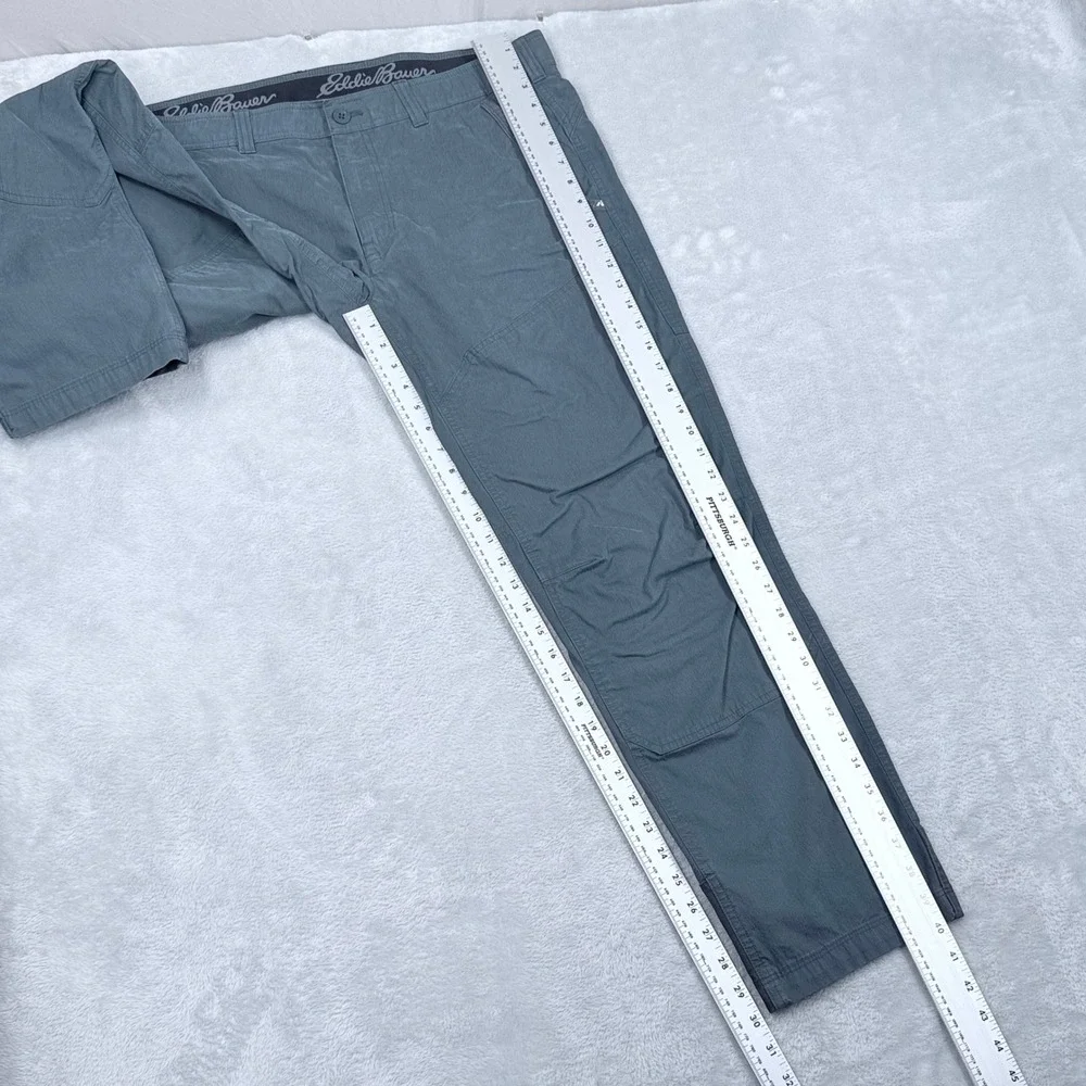 Eddie Bauer First Ascent Guide Day Off Pants Men 38x30 Slate Blue Hiking Stretch